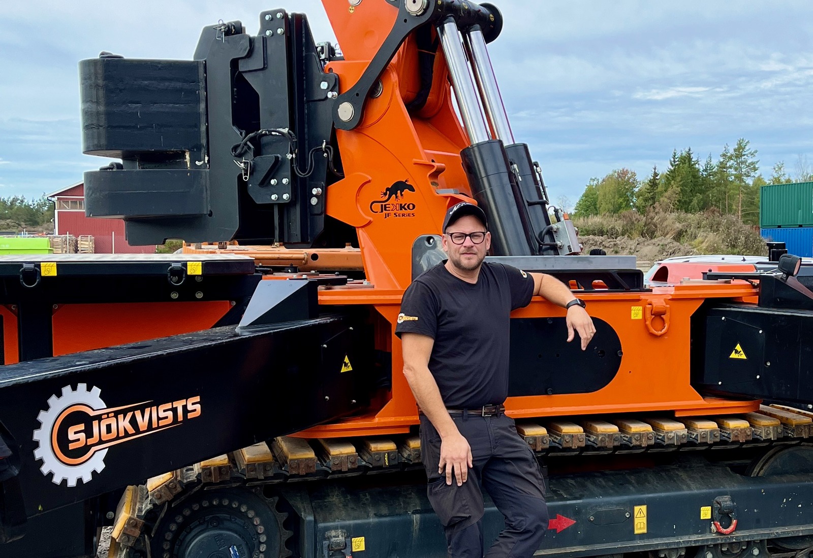 Mattias Sjökvist från Mattias Sjökvists Åkeri AB
