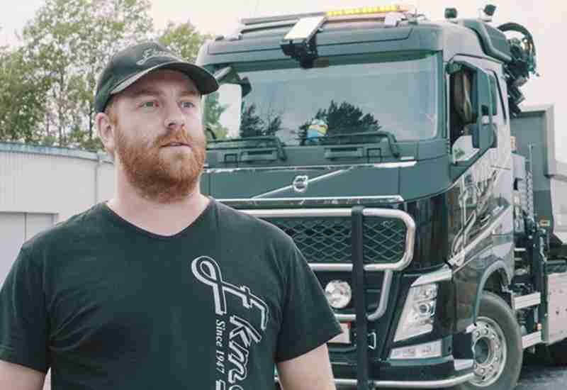 Robert är lastbilsförare på åkeriet Ekmans i Hedesunda, en av kunderna som använder Workify. 