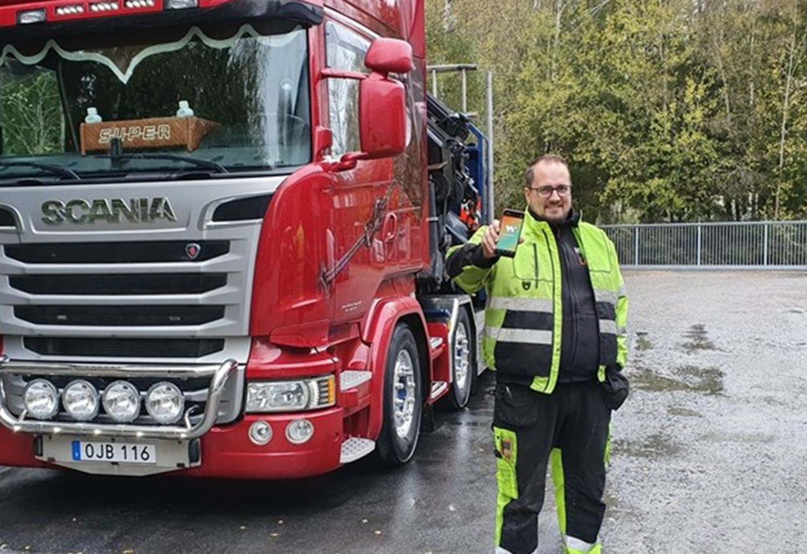 Anders Söderberg Transport AB - ett av åkerierna som använder Workify